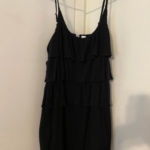 Black spaghetti strap dress L